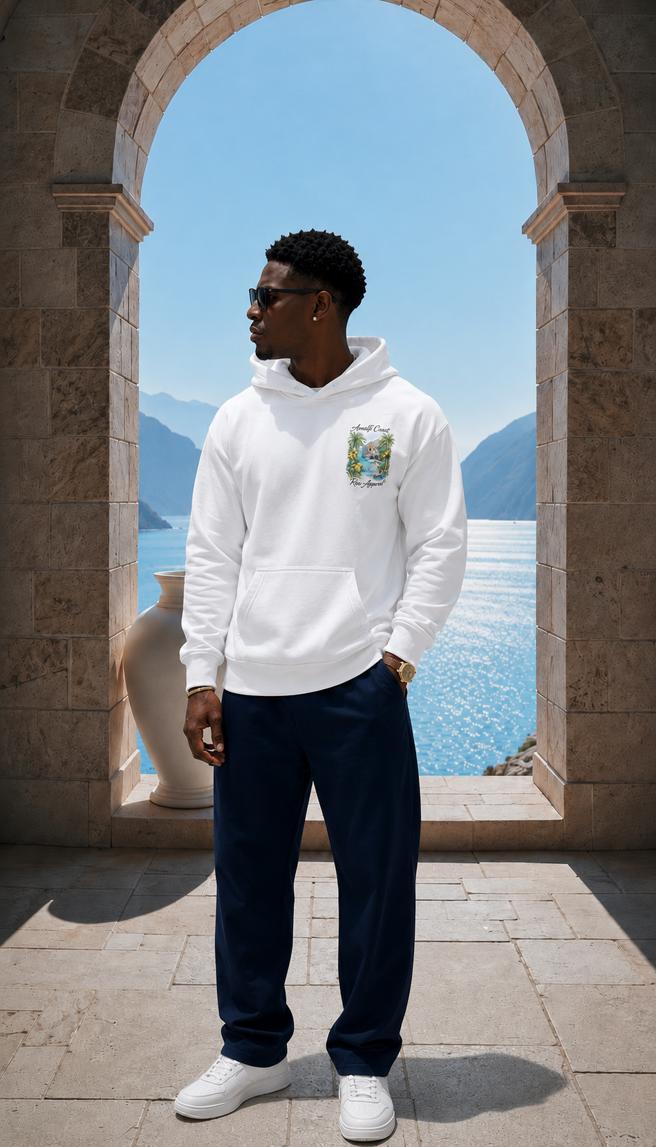 Amalfi Cost Italian Summer Hoodie