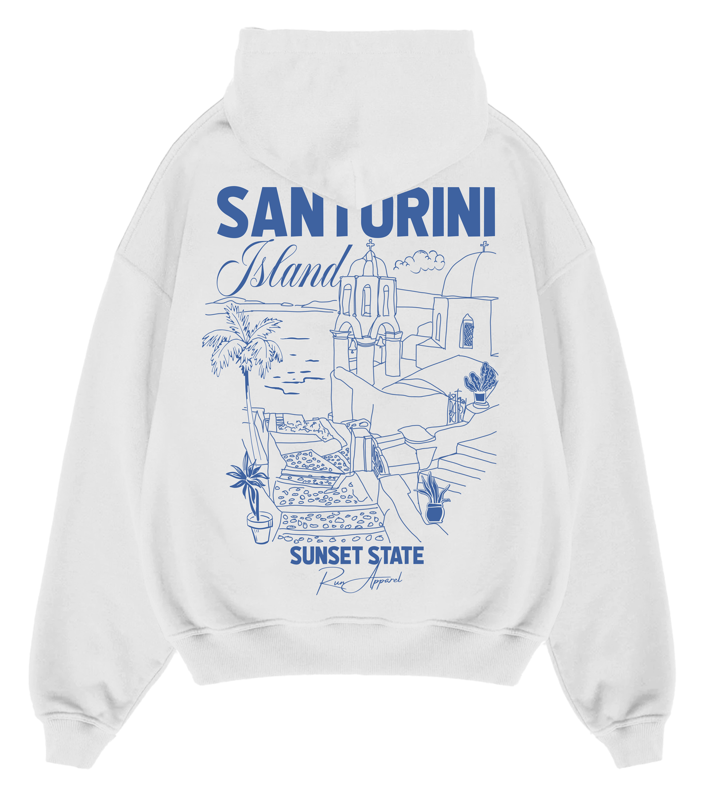 Santorini Island Hoodie