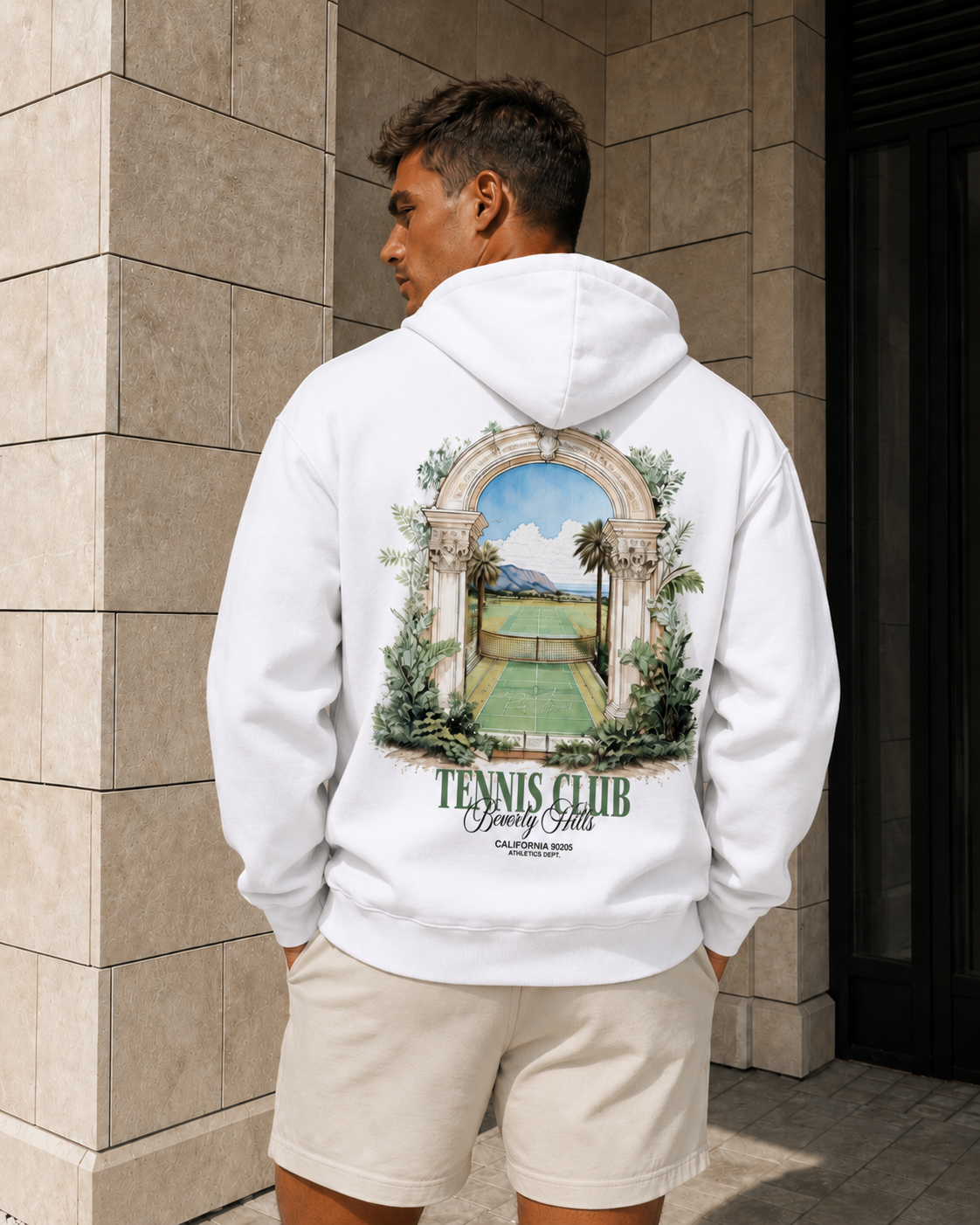 Beverly Hills California Tennis Club Hoodie