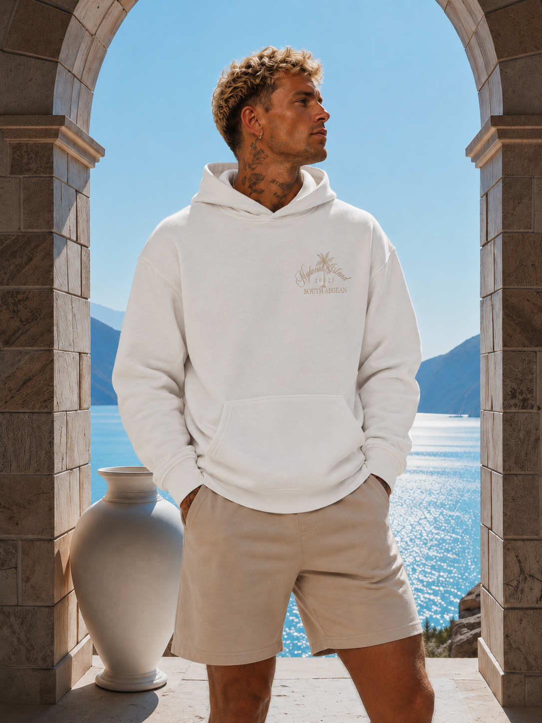 Mykonos Island Hoodie