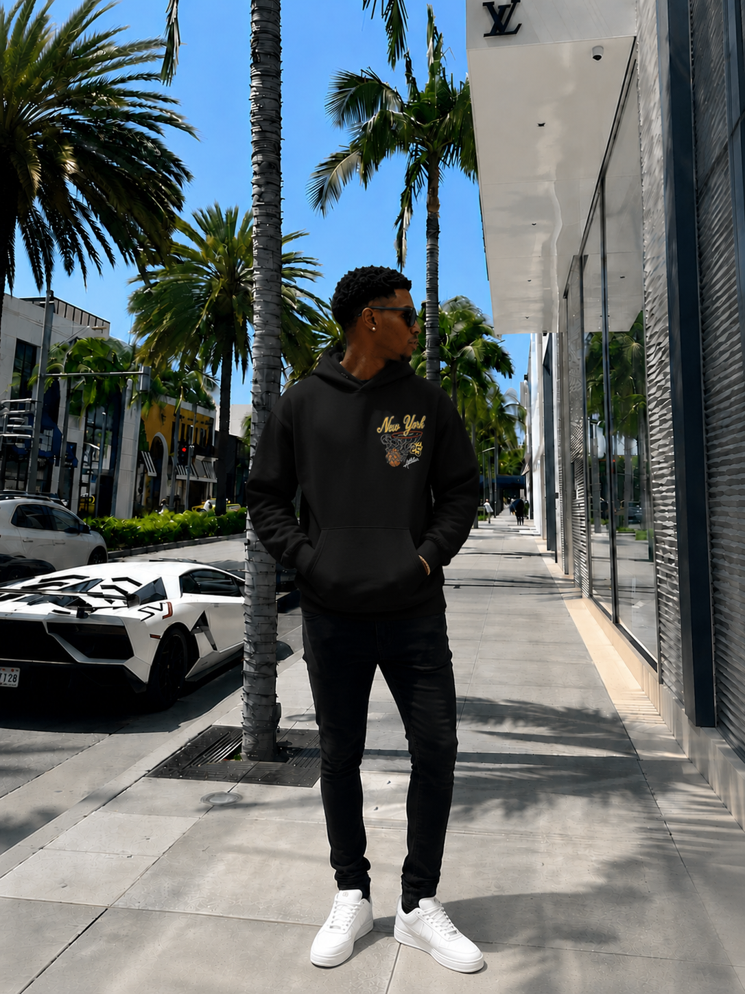 New York Basketball Hoodie