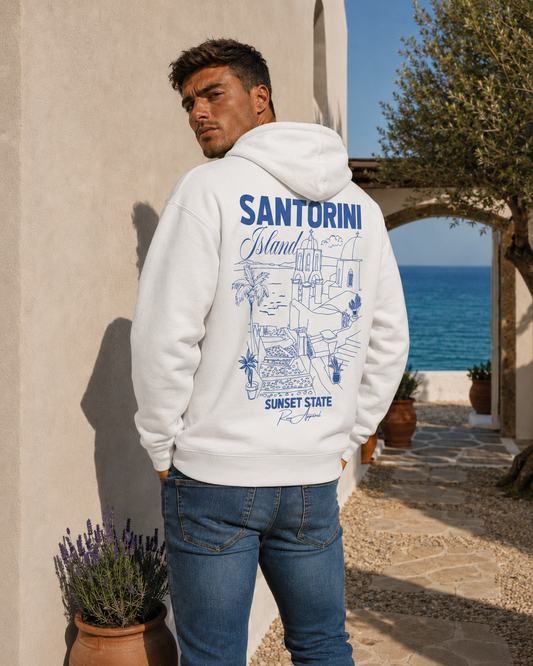 Santorini Island Hoodie