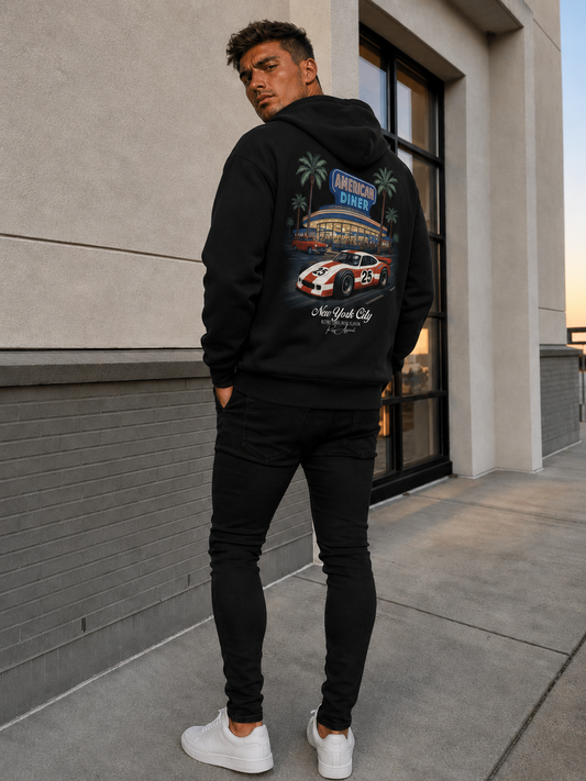 New York American Diner Hoodie