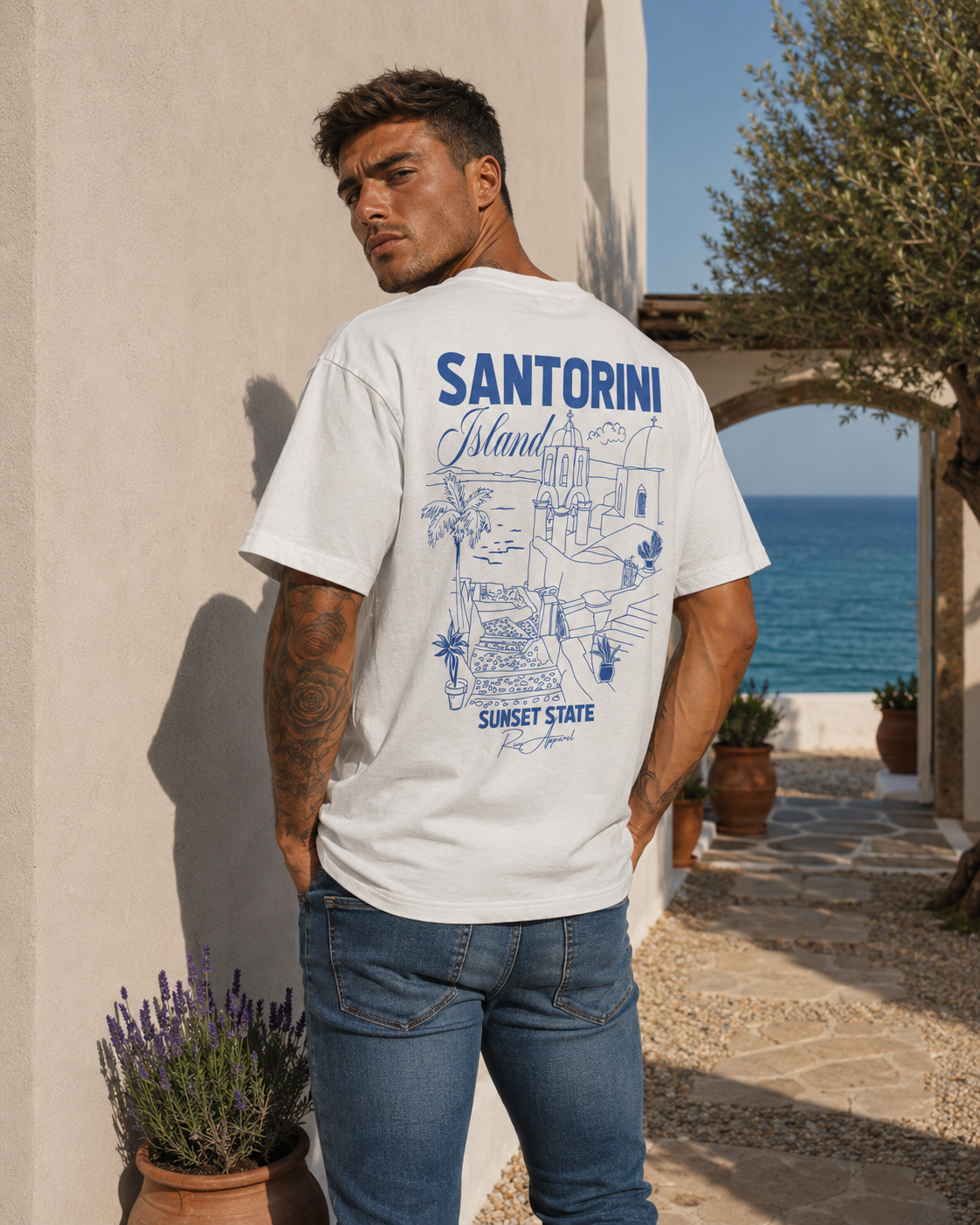 Santorini Island T-Shirt