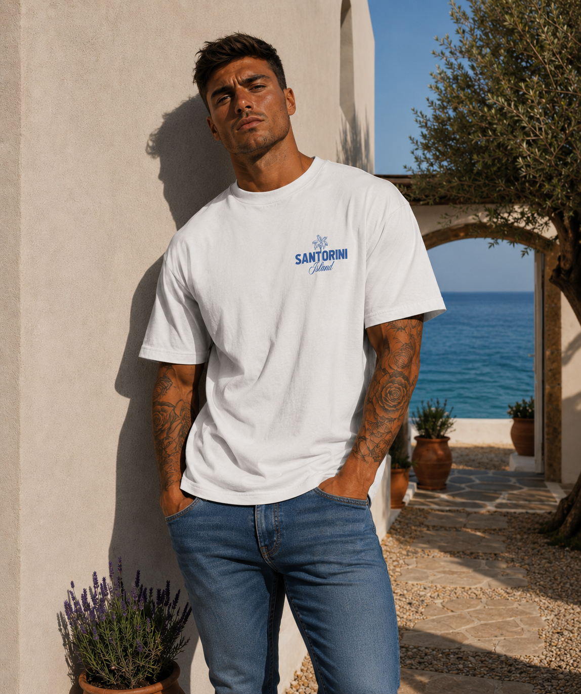 Santorini Island T-Shirt