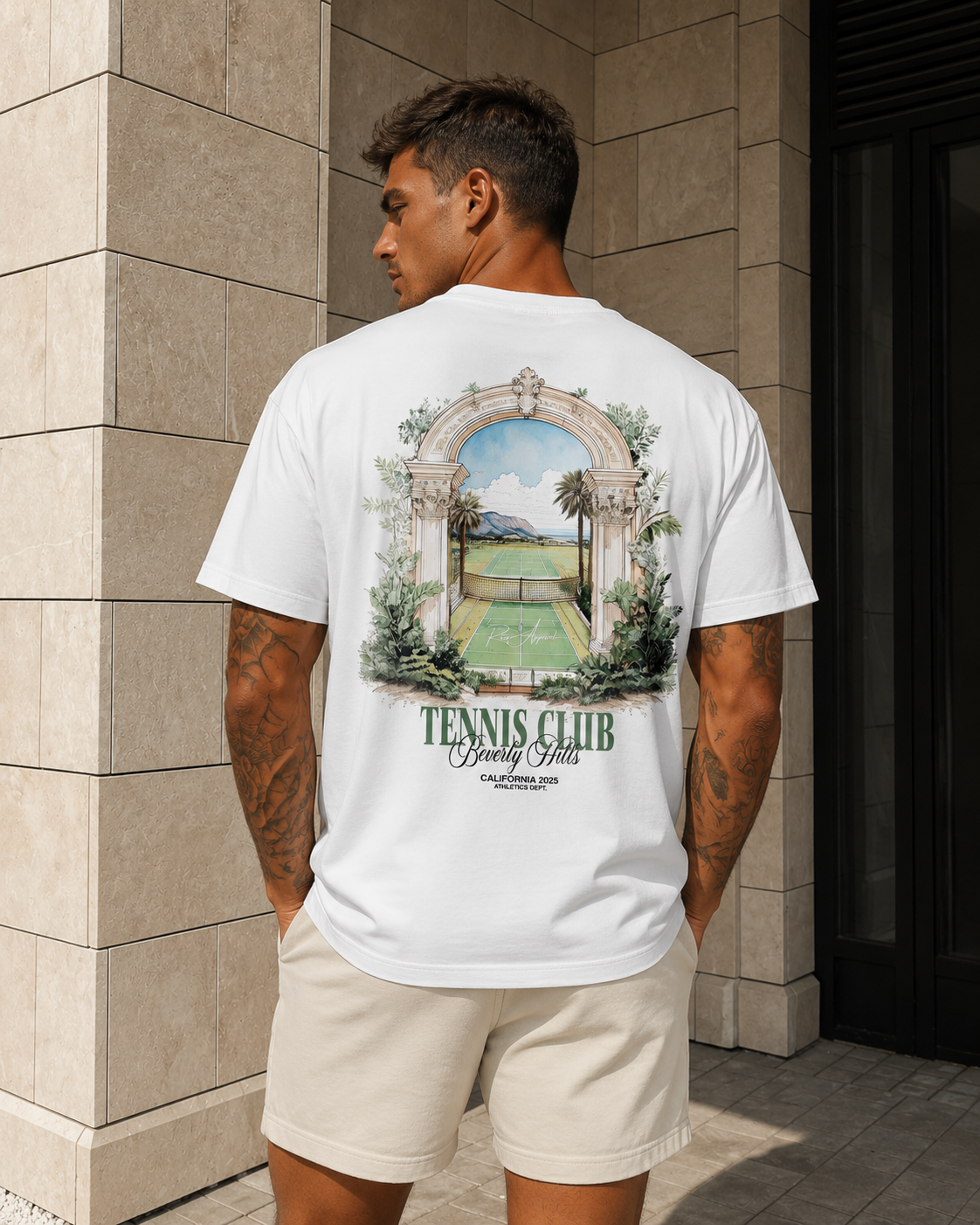 Beverly Hills California Tennis Club T-shirt