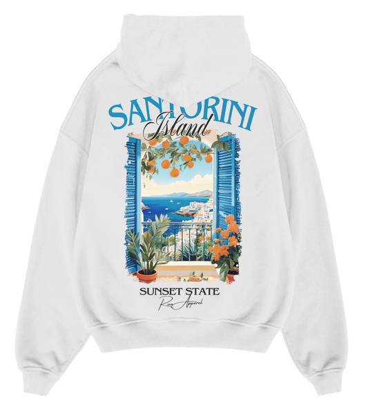 Santorini Sunset State Hoodie